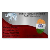 Indische keuken magnetisch visitekaartje (Voorkant)