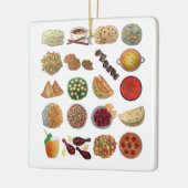 Indische keuken van restaurants in India Keramisch Ornament (Links)