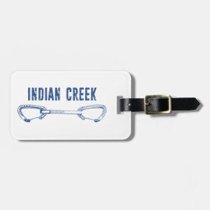 Indische kreeftenklimming bagagelabel