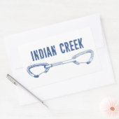 Indische kreeftenklimming rechthoekige sticker (Envelop)