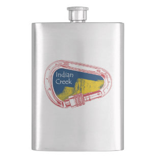 Indische kronkbeklimmer Carabiner Flacon