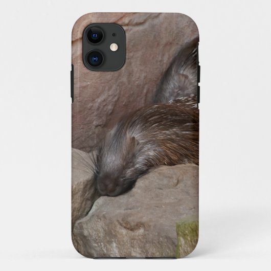 Indische Kuifstekelvarkens Case-Mate iPhone Case (Achterkant)