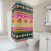 Indische kunstbloem voor vrachtwagens, naadloos fo douchegordijn (In situ)