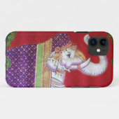 Indische kunstolifantenzaak Case-Mate iPhone case (Achterkant (horizontaal))