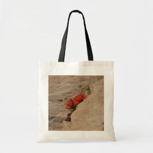Indische kwast in rotsen bij Zion Tote Bag