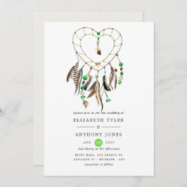 Indische legende Tribal Boho Wedding Kaart