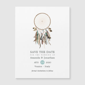 Indische legende Tribal Boho Wedding Save the Date