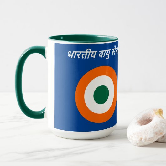 Indische luchtmacht RoundelMug Mok (Met donut)