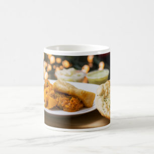 Indische maaltijd koffiemok