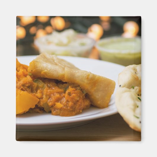 Indische maaltijd magneet (Voorkant)