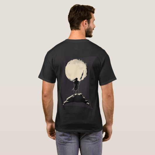 Indische Maan T-shirt (Achterkant volledig)