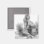 Indische Magnet (Voorkant / Achterkant)