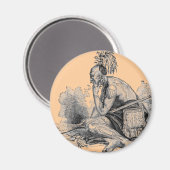 Indische Magnet (Voorkant / Achterkant)