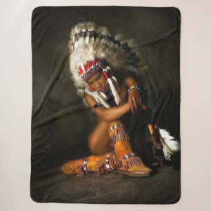 Indische Maiden Sherpa Deken