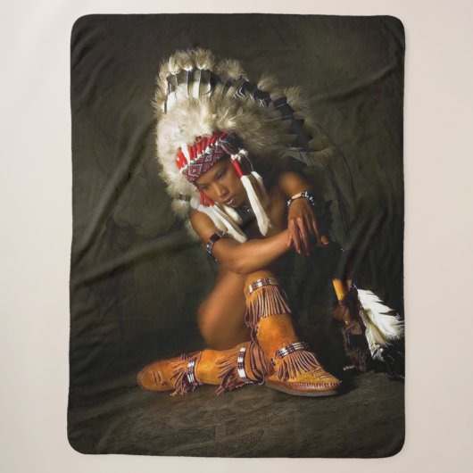 Indische Maiden Sherpa Deken (Voorkant)