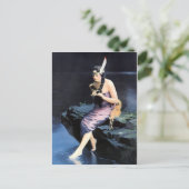 Indische Maidens-Briefkaart voor kalendermeisjes v Briefkaart (Staand voorkant)