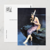 Indische Maidens-Briefkaart voor kalendermeisjes v Briefkaart (Voorkant / Achterkant)