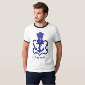 Indische marinekreeft, India T-shirt (Voorkant volledig)