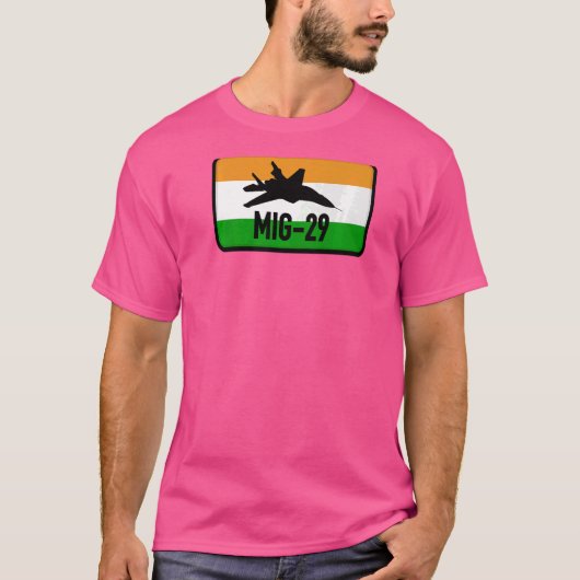 Indische Mig 29-patch T-shirt (Voorkant)