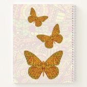 Indische Monarch Spiraal Notebook Notitieboek (Achterkant)