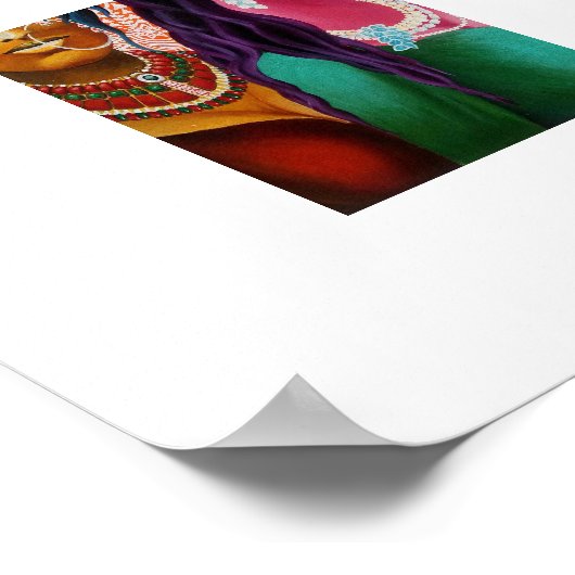 Indische mooie bruiden prints (Hoek)