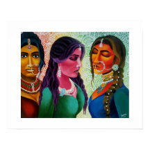 Indische mooie bruiden prints