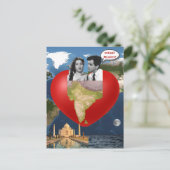Indische moslim briefkaart (Staand voorkant)