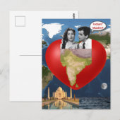 Indische moslim briefkaart (Voorkant / Achterkant)