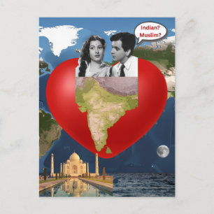 Indische moslim briefkaart