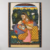 Indische, Mughal Woman, prinses Poster (Voorkant)