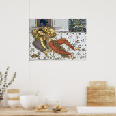 Indische, Mughal Woman, prinses Poster (Keuken)