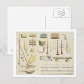 Indische muziekinstrumenten, bord 23 uit Orienta Briefkaart (Voorkant / Achterkant)