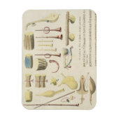 Indische muziekinstrumenten, bord 23 uit Orienta Magneet (Verticaal)