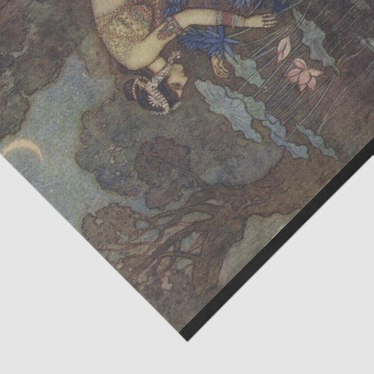 Indische mythe- en lijfeigenpapier tissuepapier (Detail)