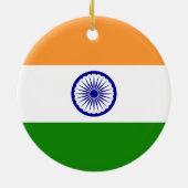 Indische nationale vlag keramisch ornament (Achterkant)