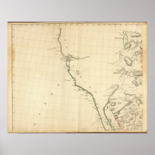 Indische nederzettingen Californië Poster