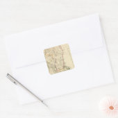 Indische nederzettingen in Mexico Vierkante Sticker (Envelop)