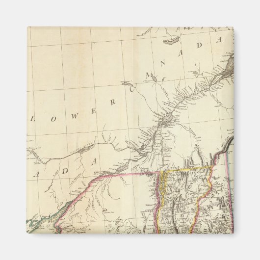 Indische nederzettingen in Noord-Amerika 5 Magneet (Voorkant)