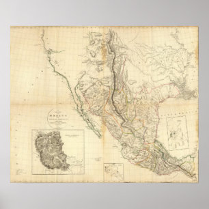 Indische nederzettingen in Texas Poster