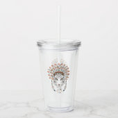 Indische Nigerese opperbevelhebber Acryl Drinkbeker (Voorkant)