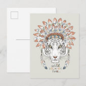 Indische Nigerese opperbevelhebber Briefkaart (Voorkant / Achterkant)