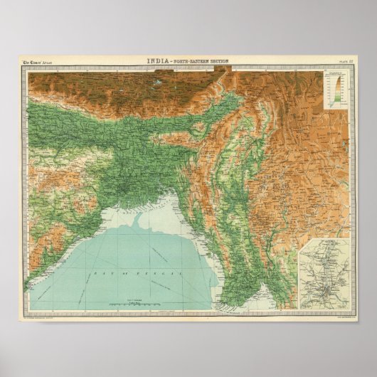 Indische noordoostelijke sectie poster (Voorkant)