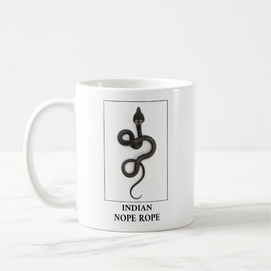 Indische nope - Cobra Snake Danger Koffiemok (Links)
