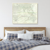 Indische Oceaan 3 Canvas Afdruk (Insitu (Slaapkamer))