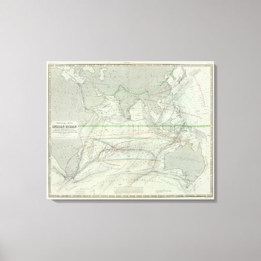 Indische Oceaan 3 Canvas Afdruk (Voorkant)