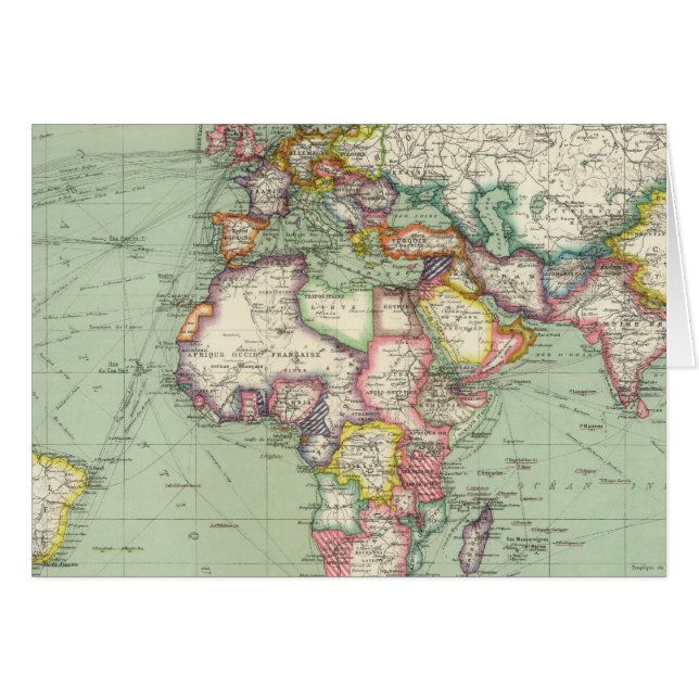 Indische Oceaan, Atlantische Oceaan (Voorkant Horizontaal)