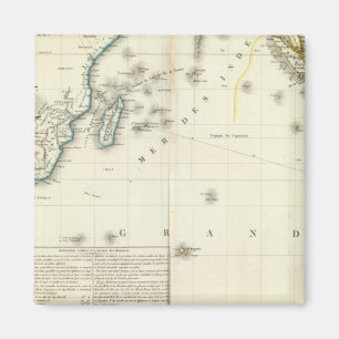 Indische Oceaan Atlas Map Magneet