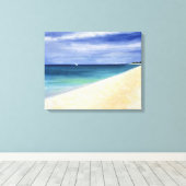 Indische Oceaan II 1995 Canvas Afdruk (Insitu (Houten vloer))