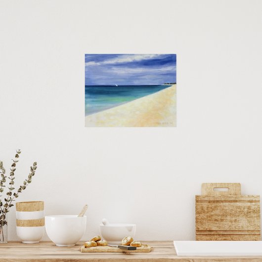 Indische Oceaan II 1995 Poster (Keuken)