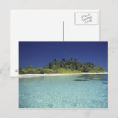 Indische Oceaan, Maldiven. (MR) Briefkaart (Voorkant / Achterkant)